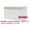 Kép 1/6 - NOBO FJORD NFK4N 1000W-os fűtőpanel cserélhető vezérlővel