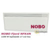Kép 1/6 - NOBO FJORD NFC4N 1250W-os fűtőpanel cserélhető vezérlővel