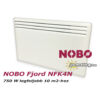 Kép 1/6 - NOBO FJORD NFC4N 750W-os fűtőpanel cserélhető vezérlővel