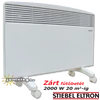 Kép 1/5 - STIEBEL-ELTRON CNS F 2000 W mobil elektromos radiátor görgős lábakon, elölnézetből