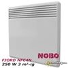 Kép 1/2 - NOBO FJORD NFC4N 250W-os, kis teljesítményű elektromos fűtőpanel cserélhető vezérlővel