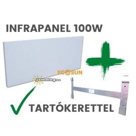 ECOSUN K+ infrapanel 100 W + mennyezeti tartókeret