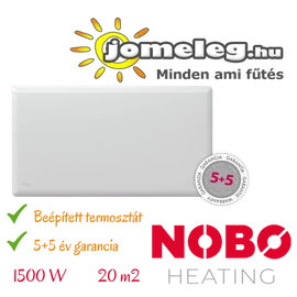 NOBO Tromso elektromos fűtőpanel 1500W