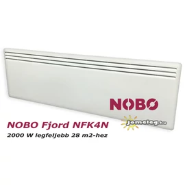 NOBO FJORD NFK4N 2000W-os fűtőpanel cserélhető vezérlővel