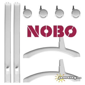 Görgős láb - a norvég NOBO elektromos radiátor külön rendelhető tartozéka