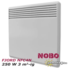 NOBO FJORD NFC4N 250W-os, kis teljesítményű elektromos fűtőpanel cserélhető vezérlővel