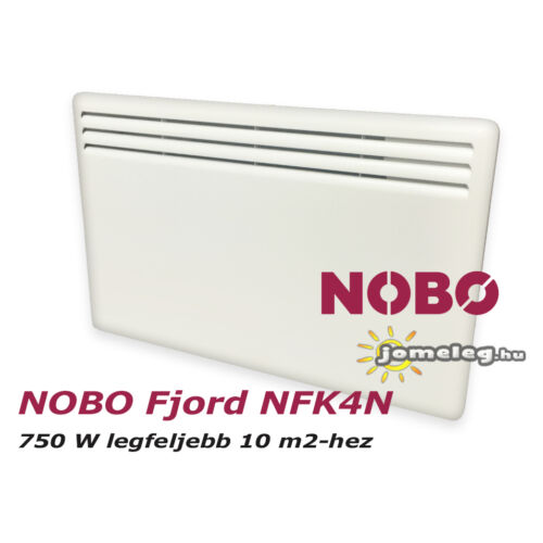 NOBO FJORD NFC4N 750W-os fűtőpanel cserélhető vezérlővel